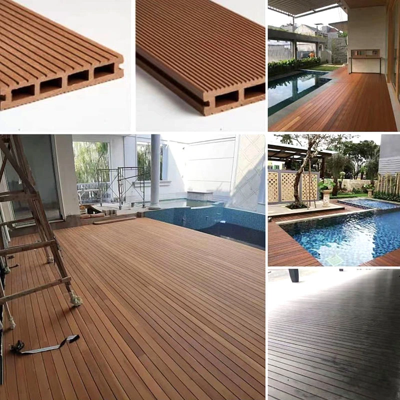 New Generation Co-Extruded Solid 3d Embossed Outdoor Environment-Friendly Wpc Decking