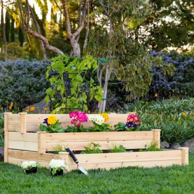 5 типов садовых кроватей из пихты, устойчивых к гниению на заднем дворе, в патио, для выращивания цветов, овощей, в садовом ящике для посадки